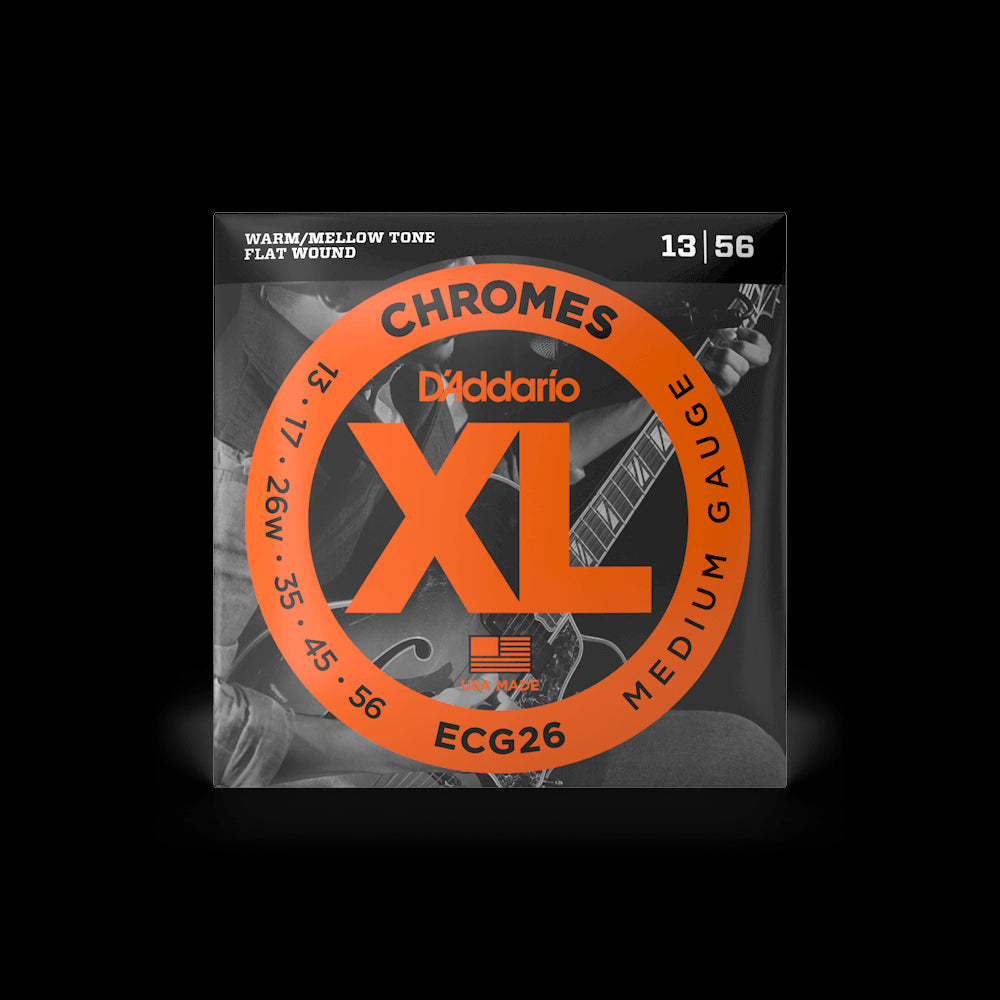 D'Addario ECG25 XL Chromes Electric Guitar Strings - Medium