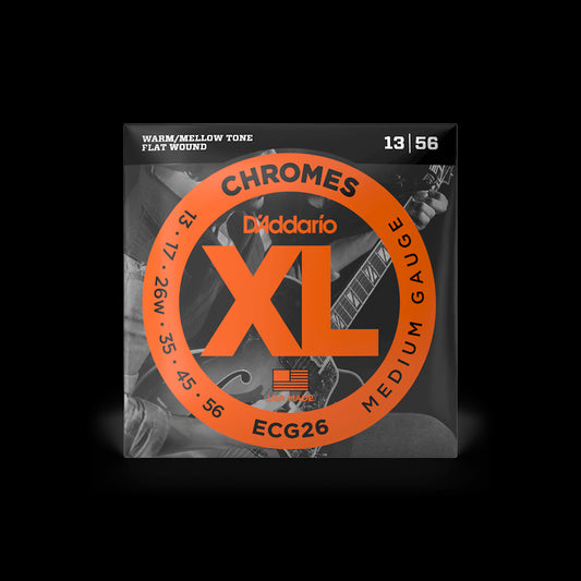 D'Addario ECG25 XL Chromes Electric Guitar Strings - Medium