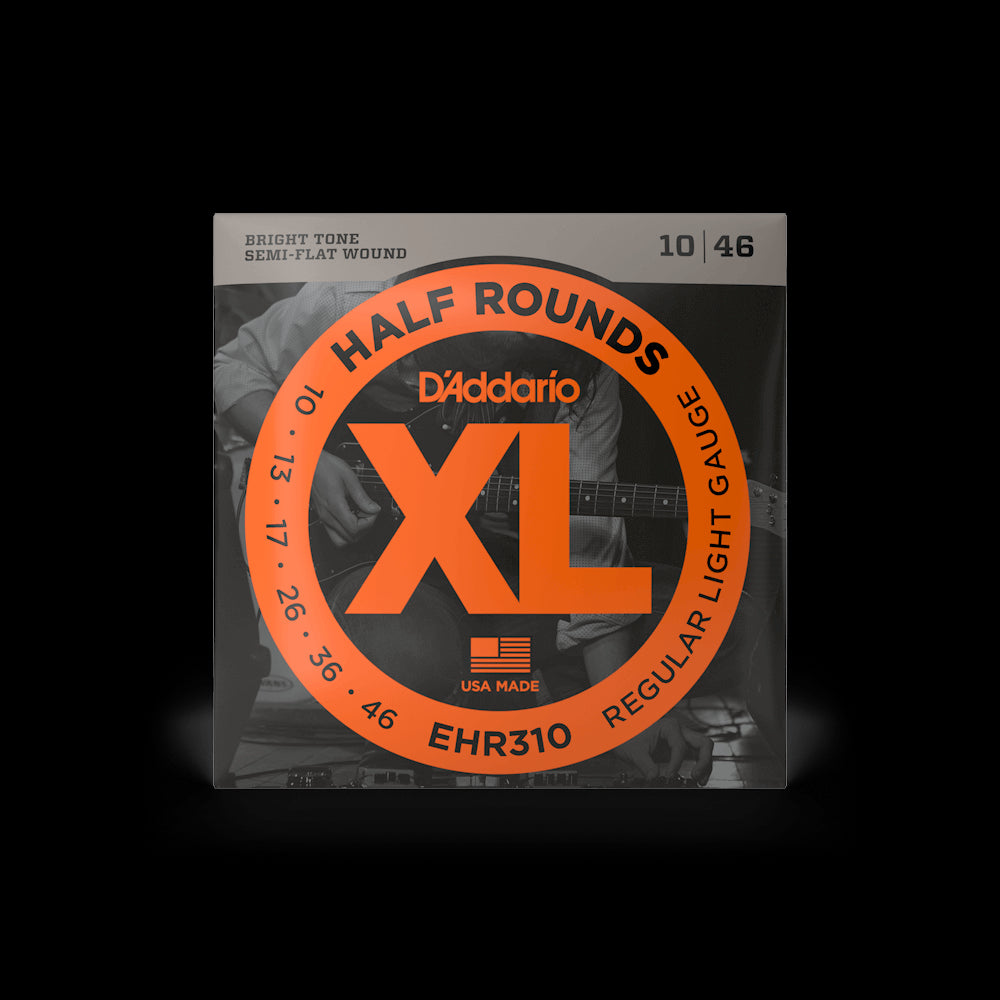 D'Addario EHR310 Half Rounds Electric Guitar Strings - Light
