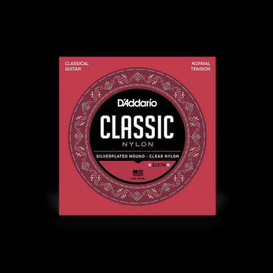 D'Addario EJ27N Student Nylon Classical Guitar Strings - Normal Tension