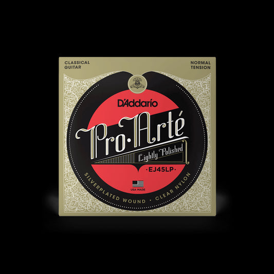 D'Addario EJ45LP Pro Arte' Nylon Lightly Polish Classical Guitar Strings - Normal Tension