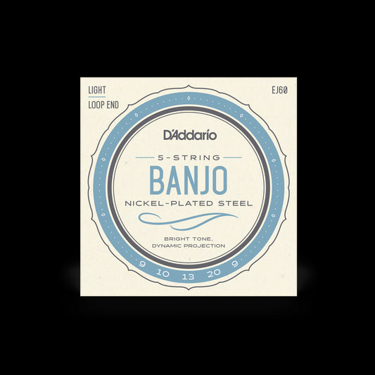 D'Addario EJ60 5-String Banjo Strings