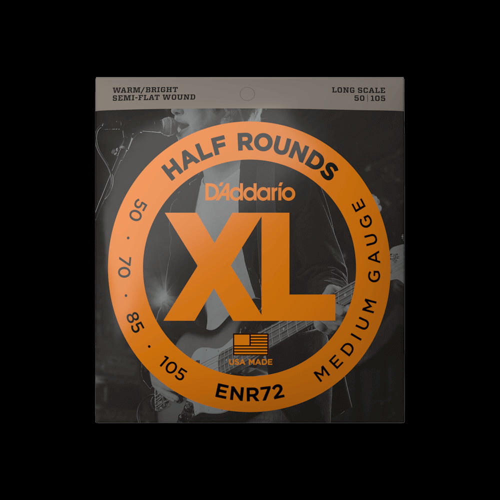 D'Addario ENR72 XL Half Rounds LS Electric Bass Strings - Medium