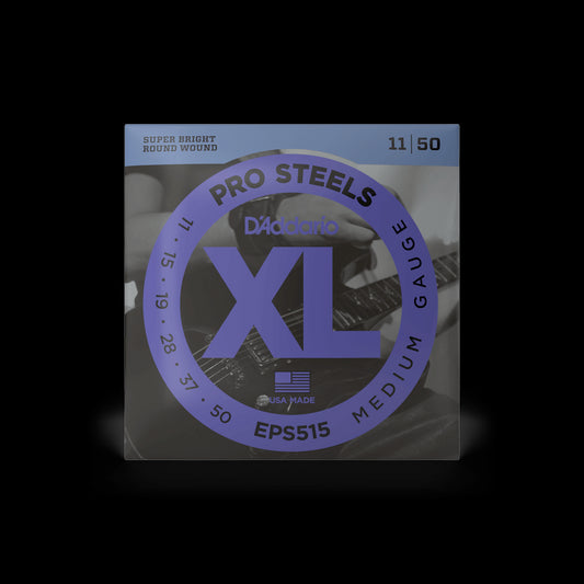 D'Addario EPS515 XL Pro Steels Round Wound LS Electric Guitar Strings - Medium