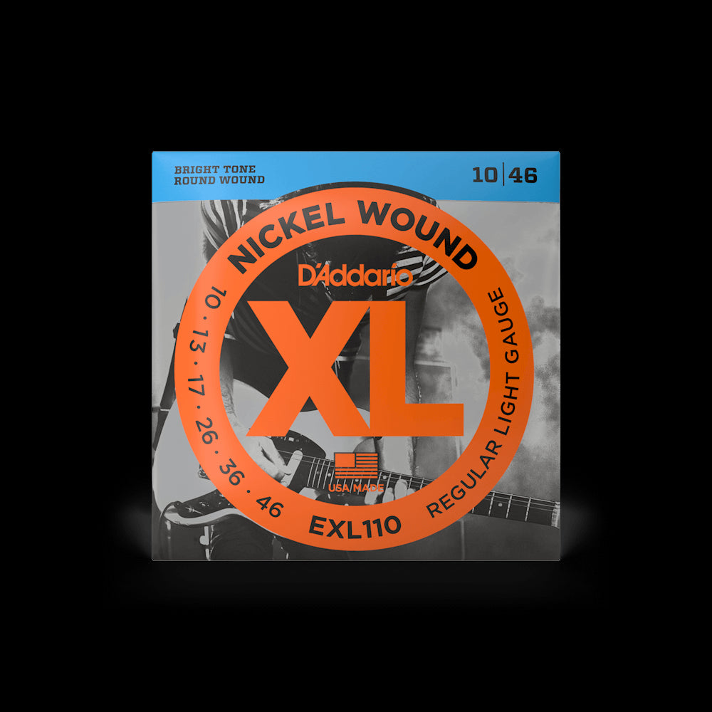 D'Addario EXL110 XL Nickel Wound Electric Guitar Strings - Light