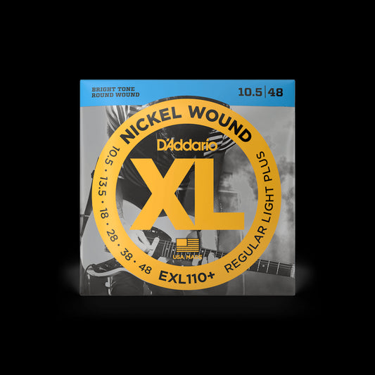 D'Addario EXL110+ XL Nickel Wound Electric Guitar Strings - Light Plus