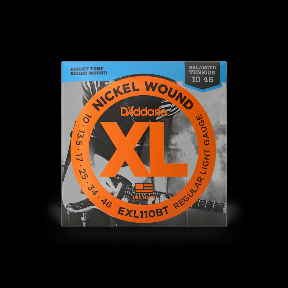 D'Addario EXL110BT XL Nickel Wound Balanced Tension Electric Guitar Strings - Light