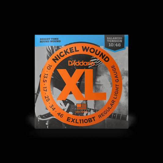 D'Addario EXL110BT XL Nickel Wound Balanced Tension Electric Guitar Strings - Light