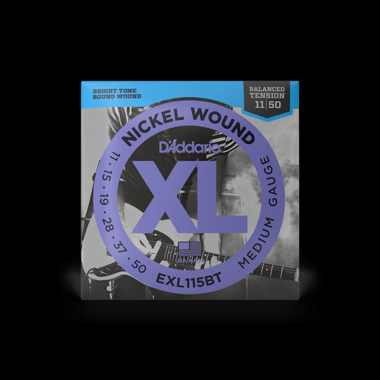 D'Addario EXL115BT XL Nickel Wound Balanced Tension Electric Guitar Strings - Medium