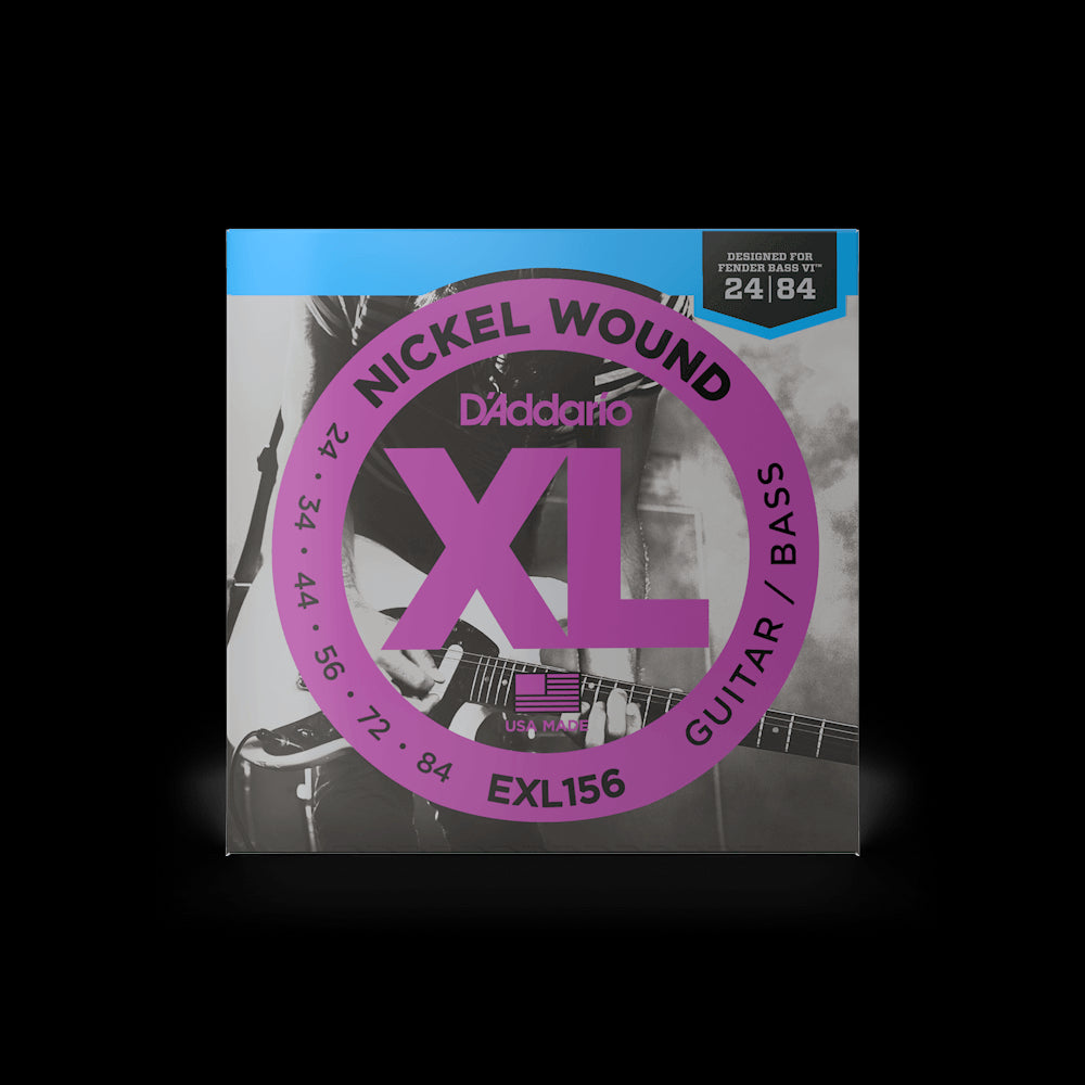 D'Addario EXL156 XL Nickel Wound Fender Bass VI Strings