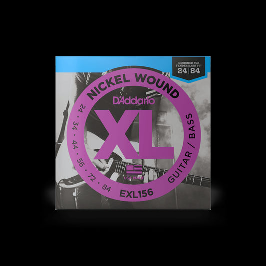 D'Addario EXL156 XL Nickel Wound Fender Bass VI Strings