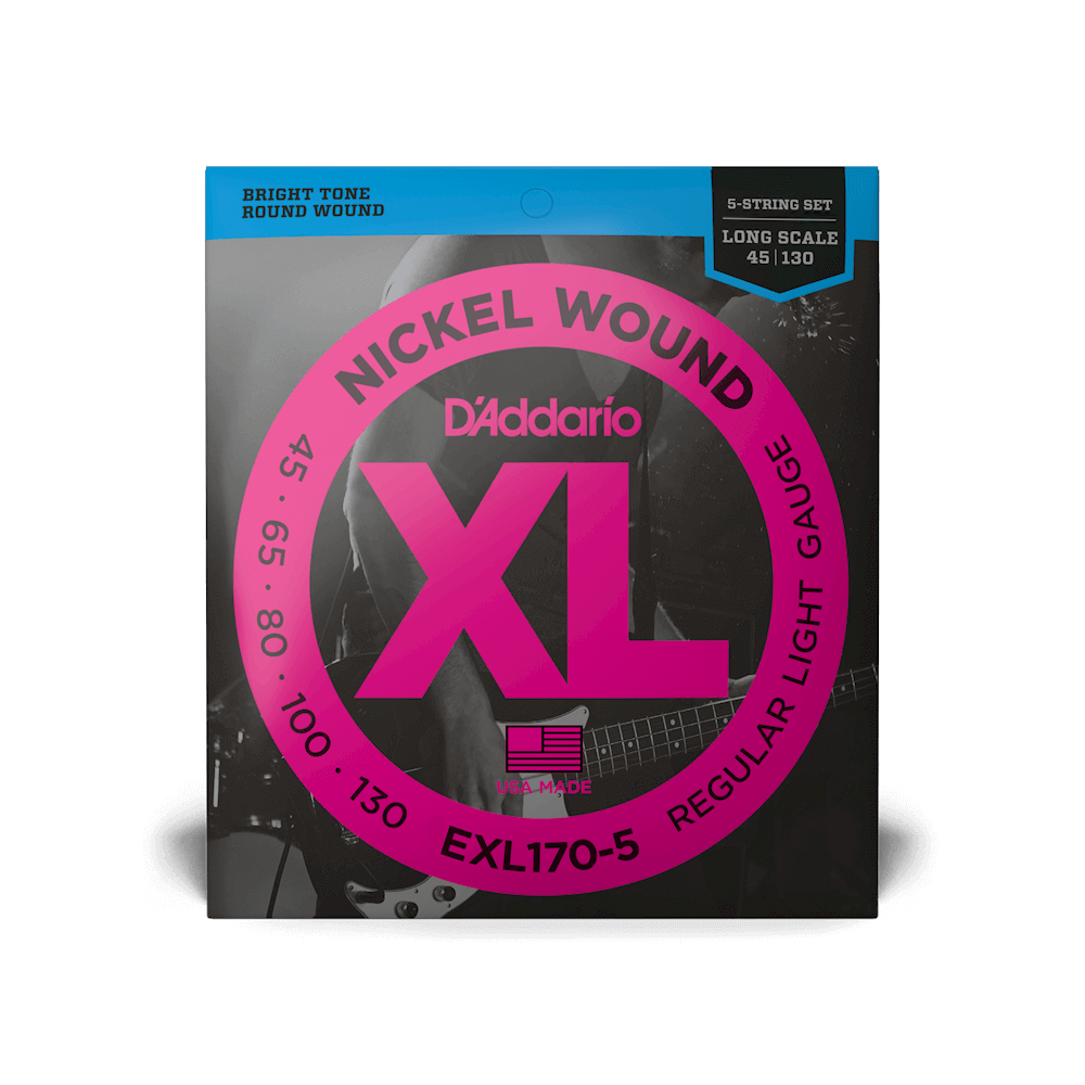 D'Addario XL 5-String Bass Strings