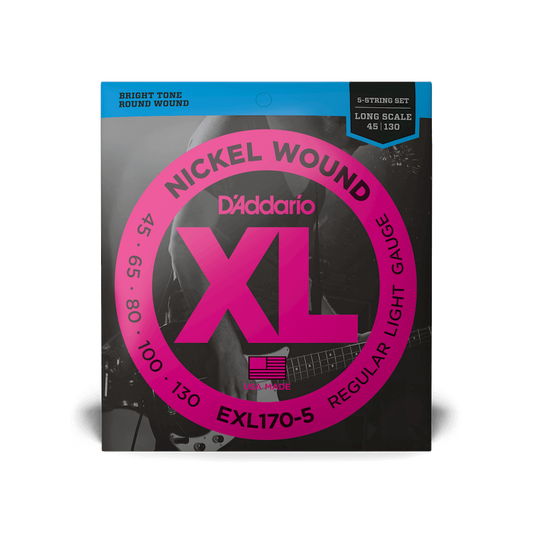 D'Addario XL 5-String Bass Strings