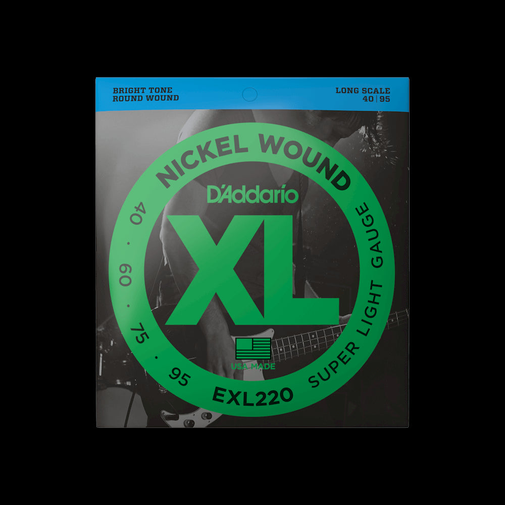 D'Addario EXL220 XL Nickel Wound LS Bass Strings - Super Light