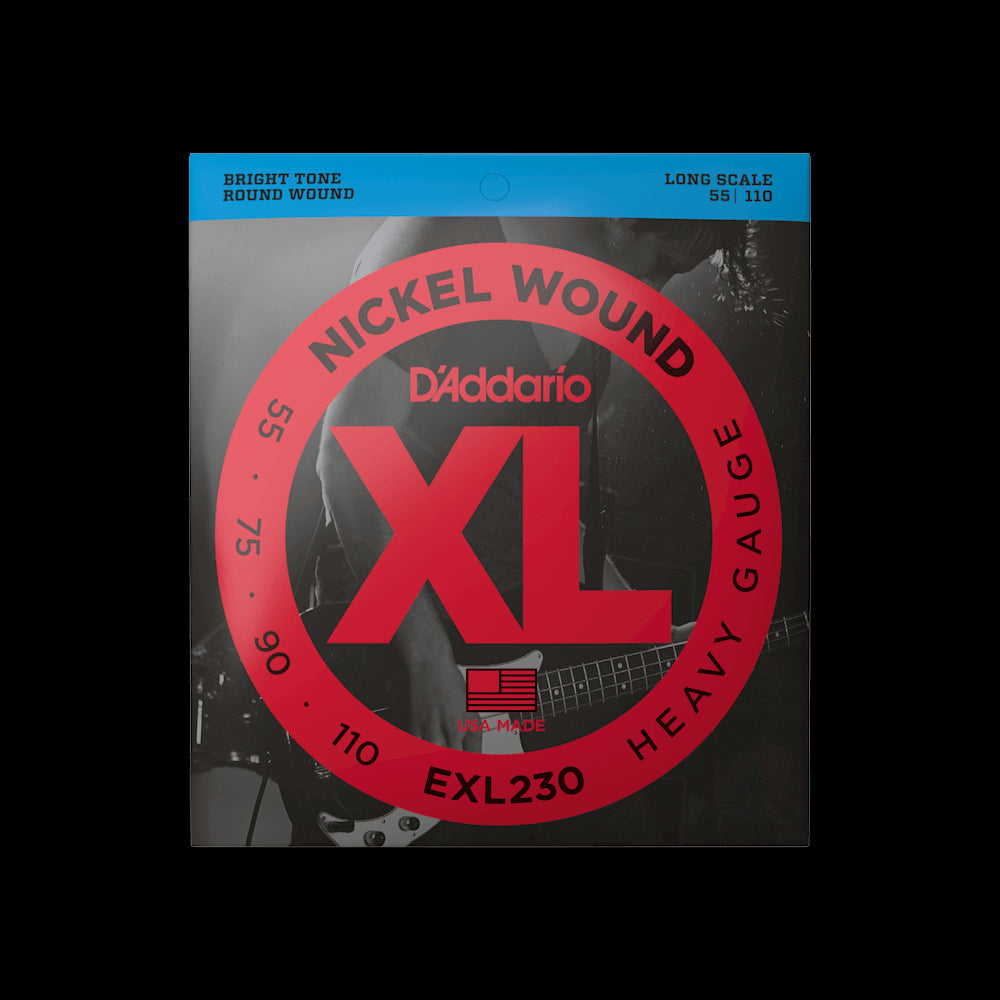 D'Addario EXL230 XL Nickel Wound LS Bass Strings - Heavy