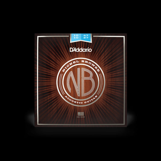 D'Addario NB1047-12 NB Nickel Bronze 12-String Acoustic Guitar Strings - Extra Light