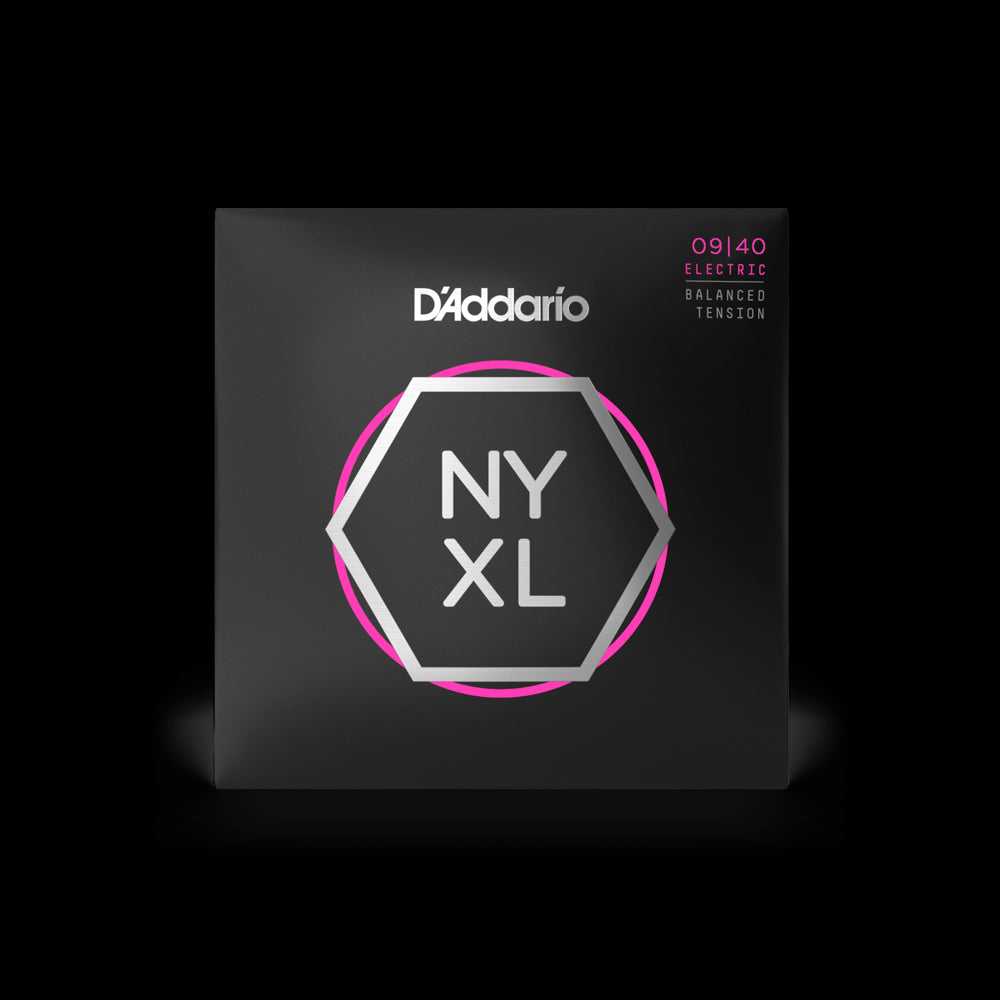 D'Addario NYXL0940BT NYXL Balanced Tension Electric Guitar Strings - Super Light