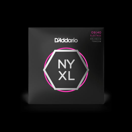 D'Addario NYXL0940BT NYXL Balanced Tension Electric Guitar Strings - Super Light