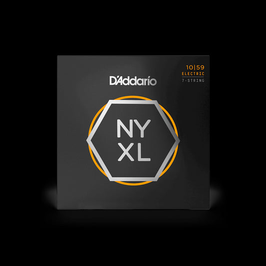 D'Addario NYXL1059 NYXL 7-String Electric Guitar Strings - Light