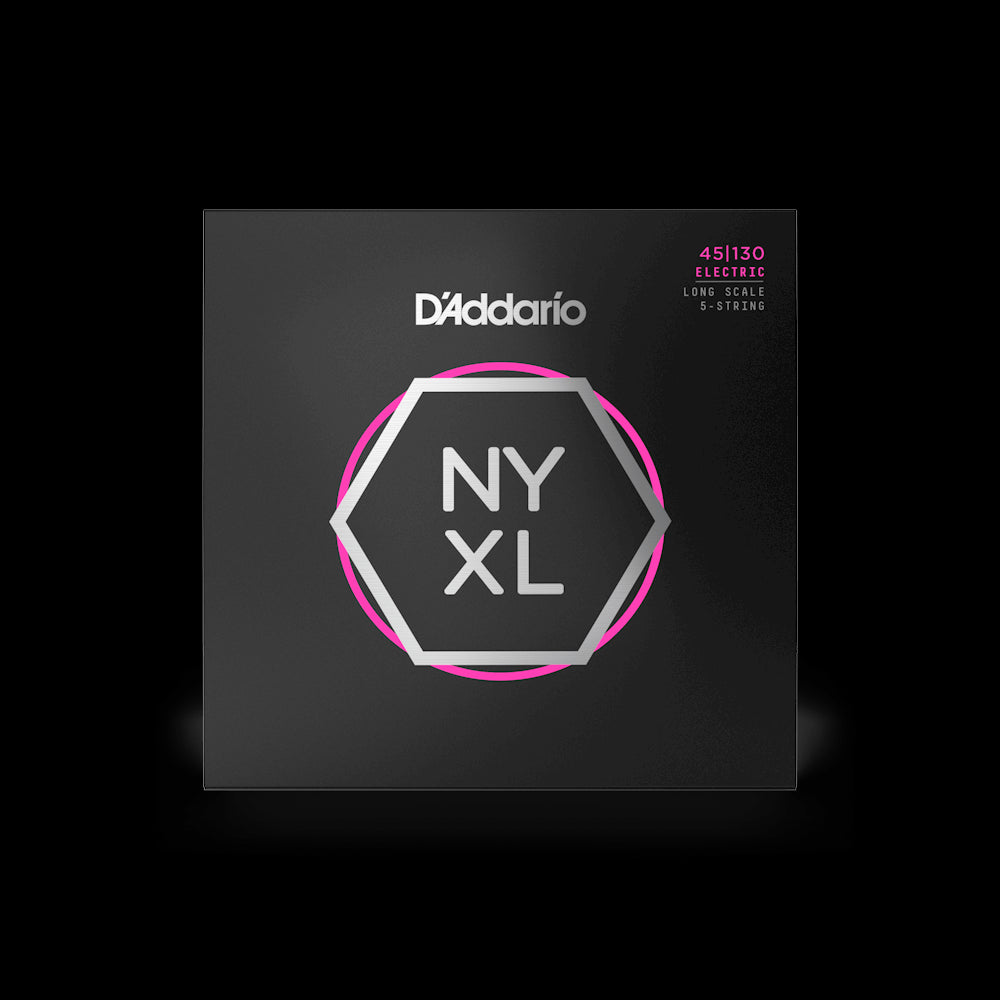 D'Addario NYXL45130 NYXL LS 5-String Bass Strings - Light