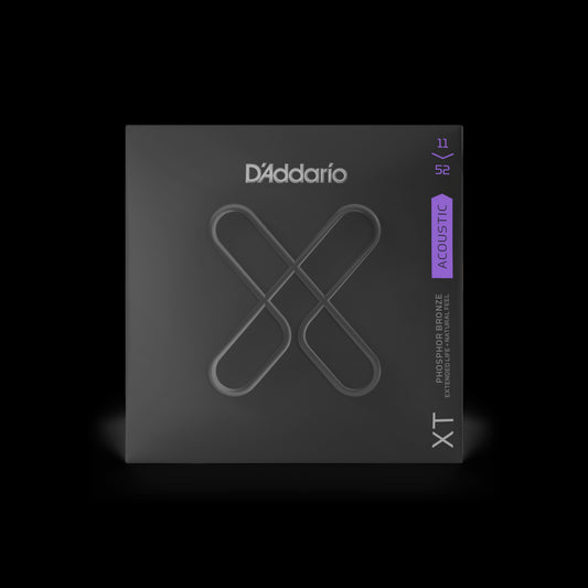 D'Addario XTAPB1152 XT Phosphor Bronze Acoustic Guitar Strings - Custom Light