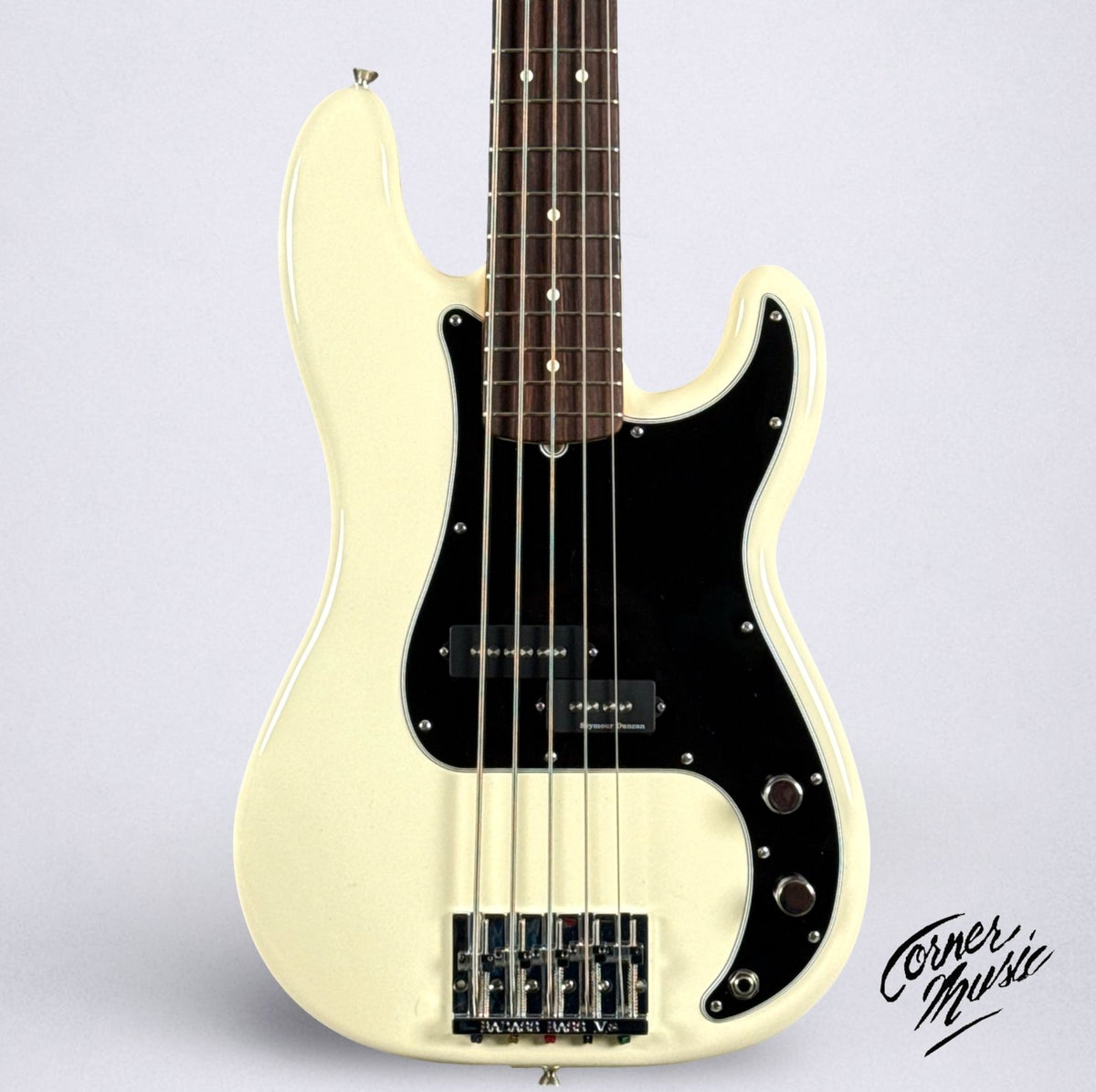 Fendwr American Professional II Precision Bass V 2025 - Olympic White