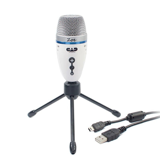 CAD ZOE USB Condenser Microphone w/ TrakMix Headphone Output