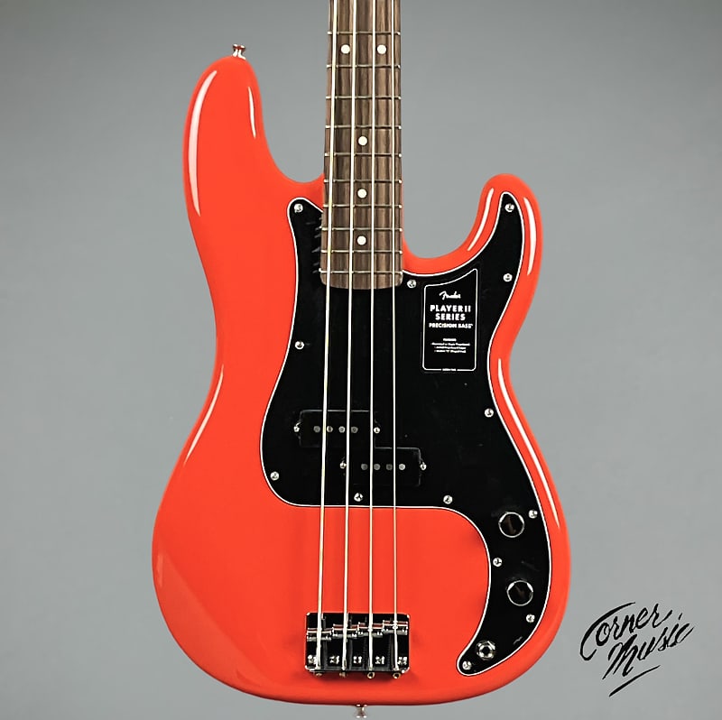 Fender Player II Precision Bass 2024 - Coral Red