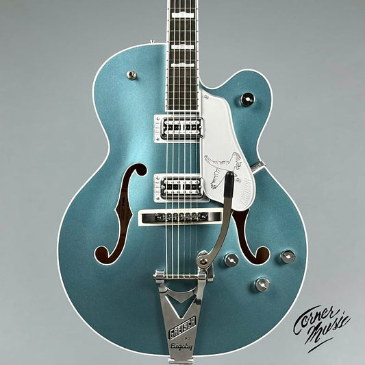 Gretsch G6136T-140 Limited Edition 140th Double Platinum Falcon 2023 - Two-Tone Stone Platinum/Pure Platinum