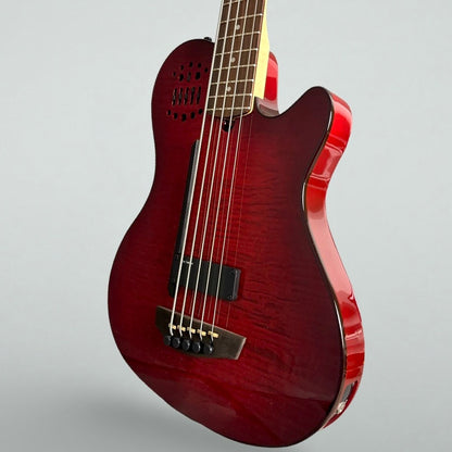 Godin A5 Robert Trujillo Metallica Signature - Transparent Red