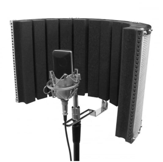 On-Stage ASMS4730 Isolation Shield - Black/Chrome