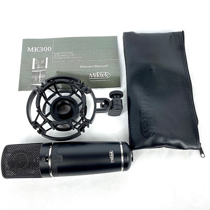 Miktek MK300 Large-Diaphragm FET Condenser Microphone 2021 Black