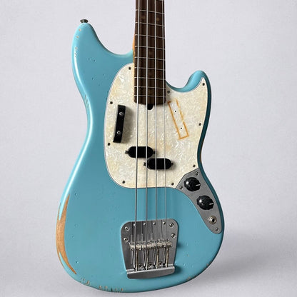 Fender JMJ Road Worn Mustang Bass 2025 - Daphne Blue