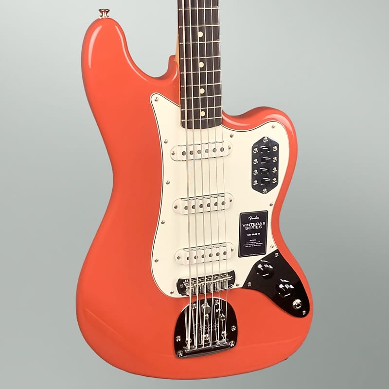 Fender Vintera II 60s Bass VI - Fiesta Red