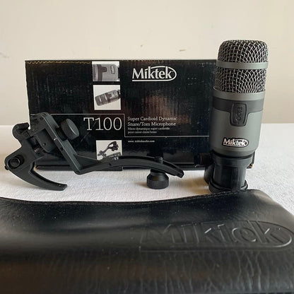 Miktek T100 Super Cardioid Dynamic Snare/Tom Microphone