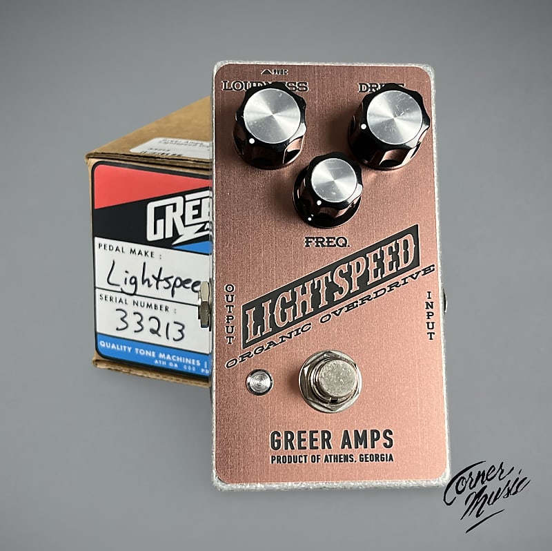 Greer Lightspeed Organic Overdrive - Corner Music Exclusive - Rose Gold/Black