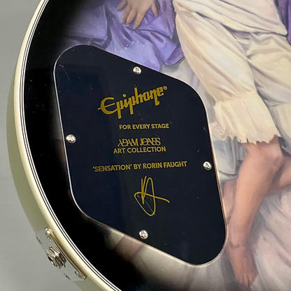 Epiphone Adam Jones Les Paul Custom Art Collection: Korin Faught’s “Sensation” 2023 - Antique Silverburst