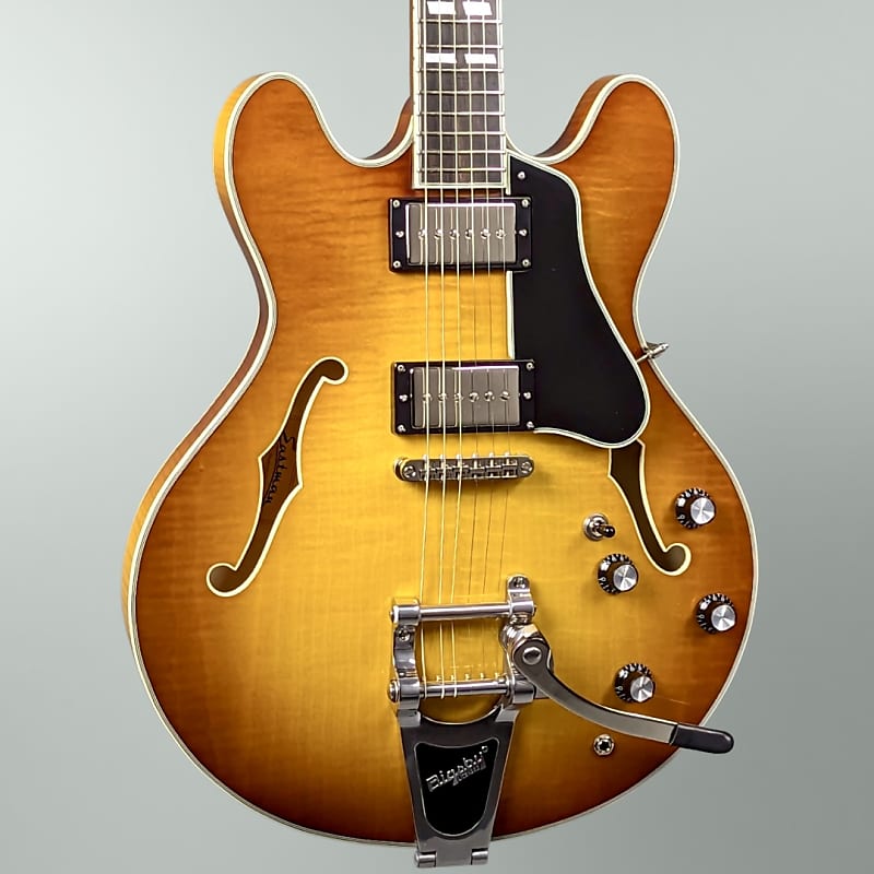 Eastman T486B Semi-Hollow w/ Bigsby 2022  Goldburst #2964