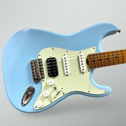 Morgan Electrics Double Cut Standard - CUSTOM - Sonic Blue