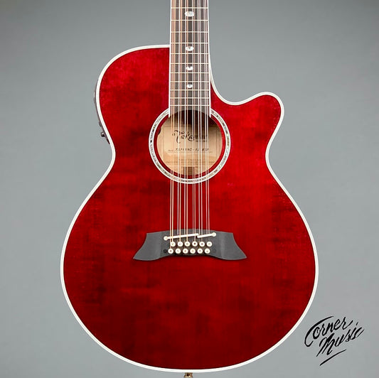 Takamine TSP158C-12 STR -  See-Thru Red