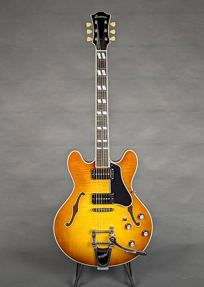 Eastman T486B Semi-Hollow w/ Bigsby 2022  Goldburst #2964