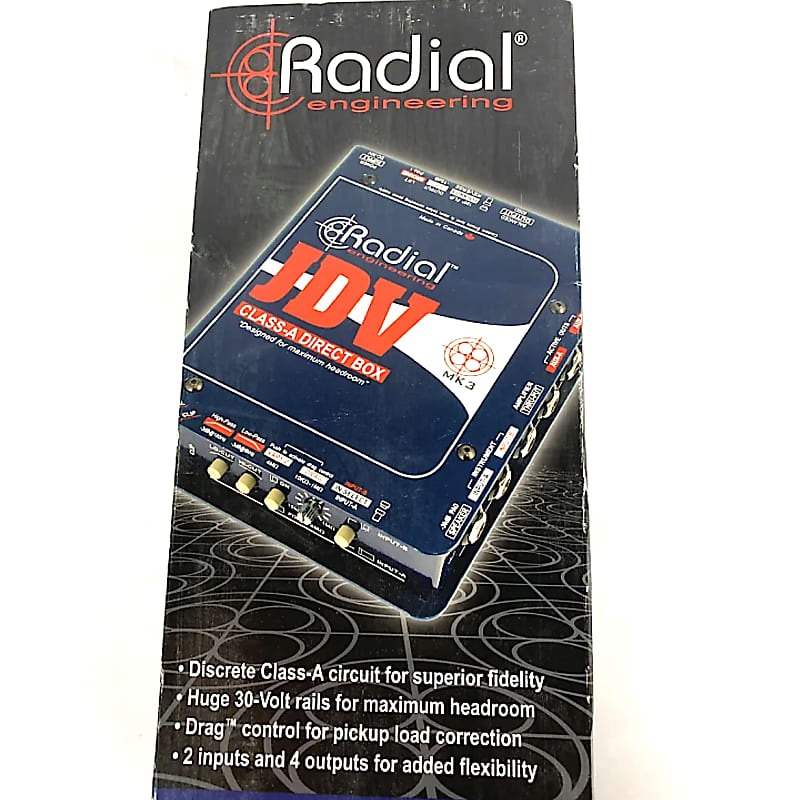 Radial JDV Class-A Super DI Active Direct Box - Mk III