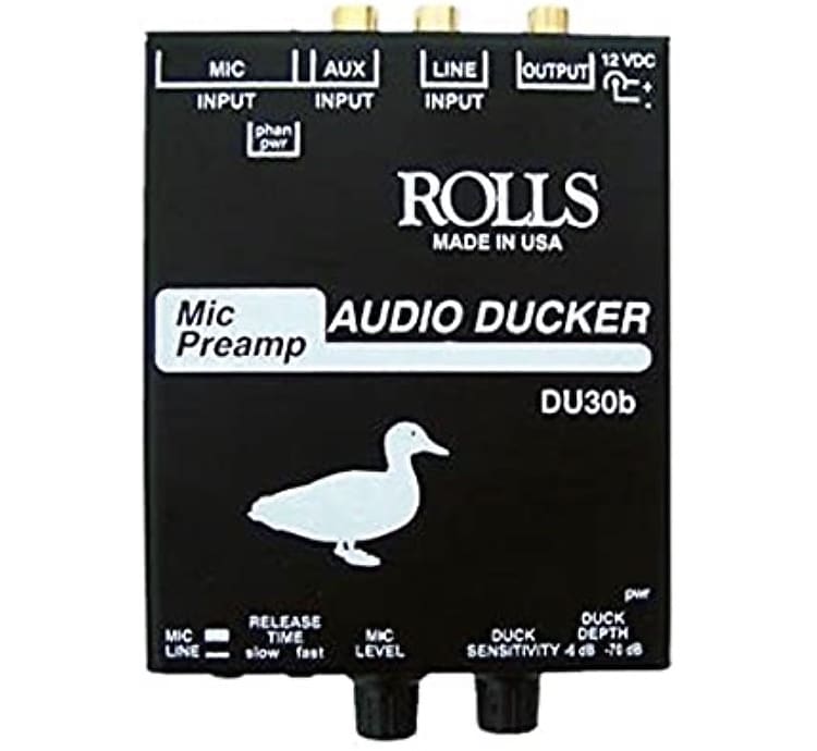 Rolls DU30b Audio Ducker Mic Preamp