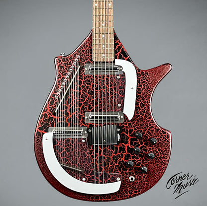 Danelectro Sitar - Red Crackle