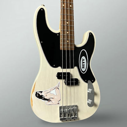 Fender Mike Dirnt Road Worn Precision Bass 2014 - White Blonde