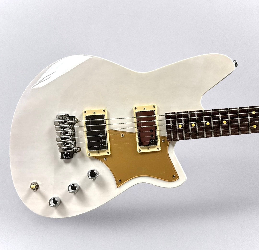 Reverend Descent W Baritone w/ Hardshell Case 2025 - Transparent White