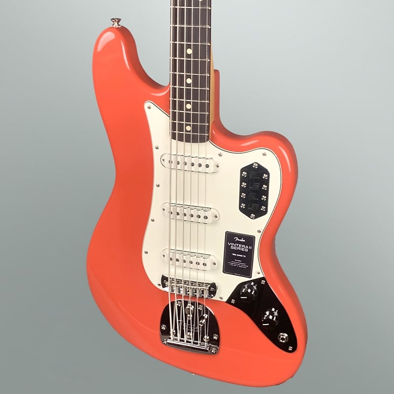 Fender Vintera II 60s Bass VI - Fiesta Red