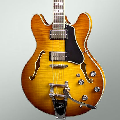 Eastman T486B Semi-Hollow w/ Bigsby 2022  Goldburst #2964