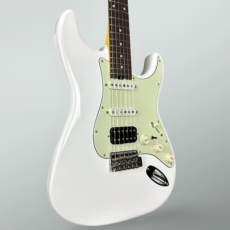 Morgan Electrics Standard Double Cut Pro 2025 - Olympic White