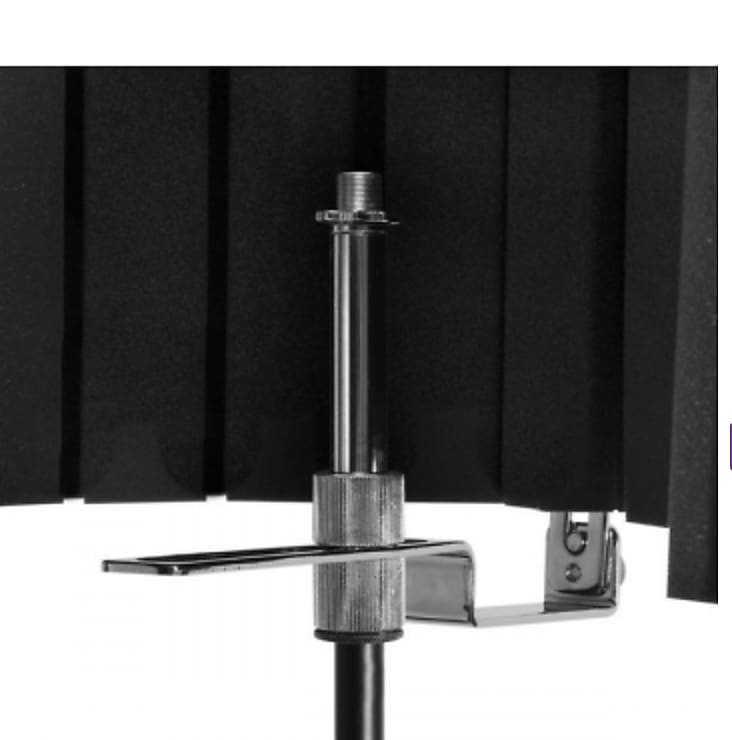 On-Stage ASMS4730 Isolation Shield - Black/Chrome